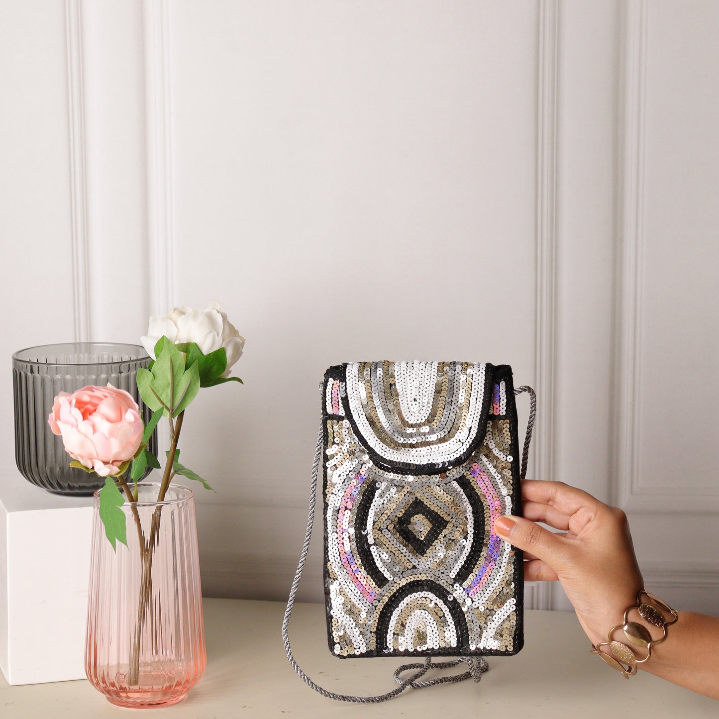 Mobile Sequined Silver