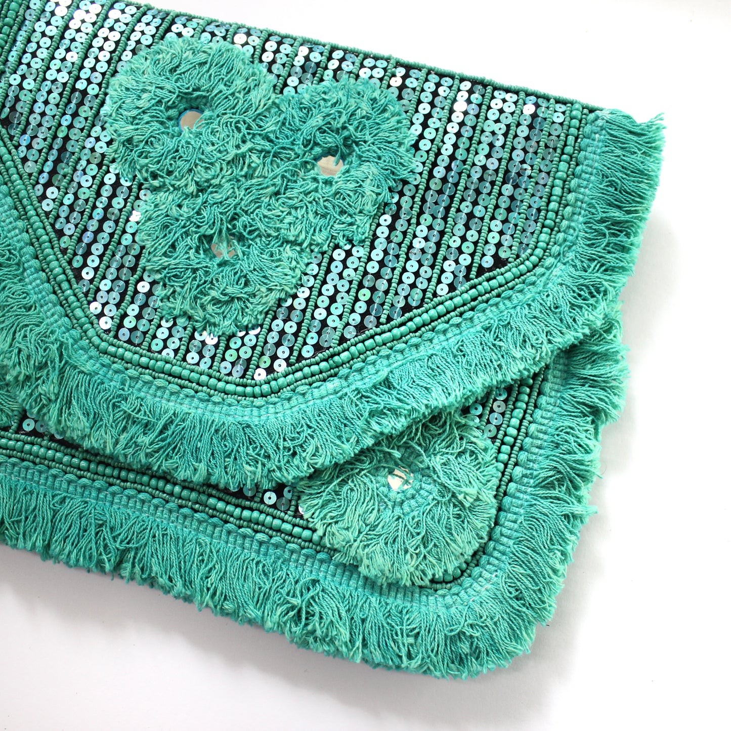 Leon Green Bohemian Clutch Boho Bag
