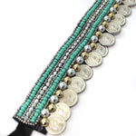 Turquoise Coin Choker