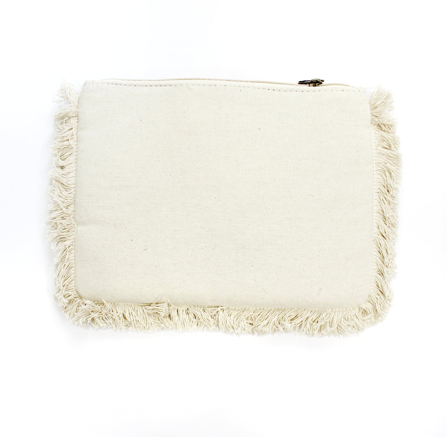 Snow White Beaded Mirror Clutch