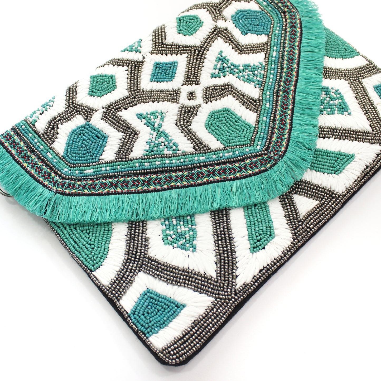 Turquoise Raffia Hermosa