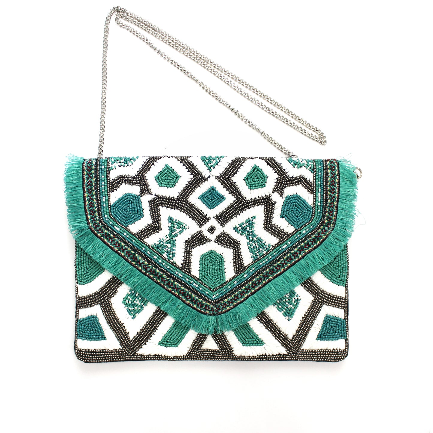 Turquoise Raffia Hermosa