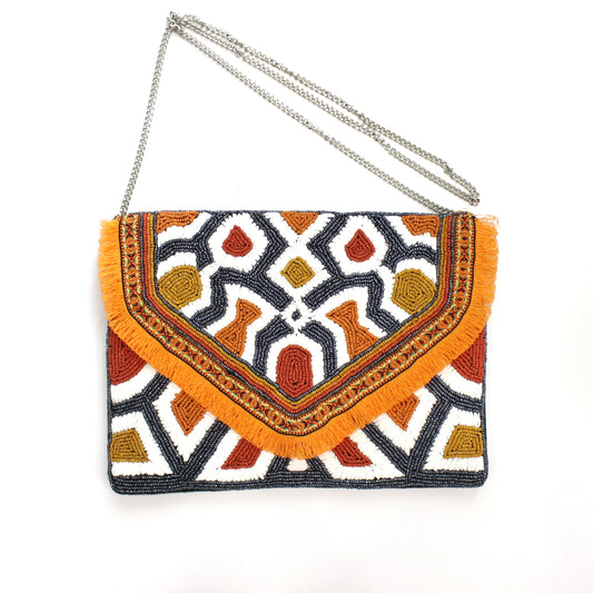 Orange Raffia Hermosa
