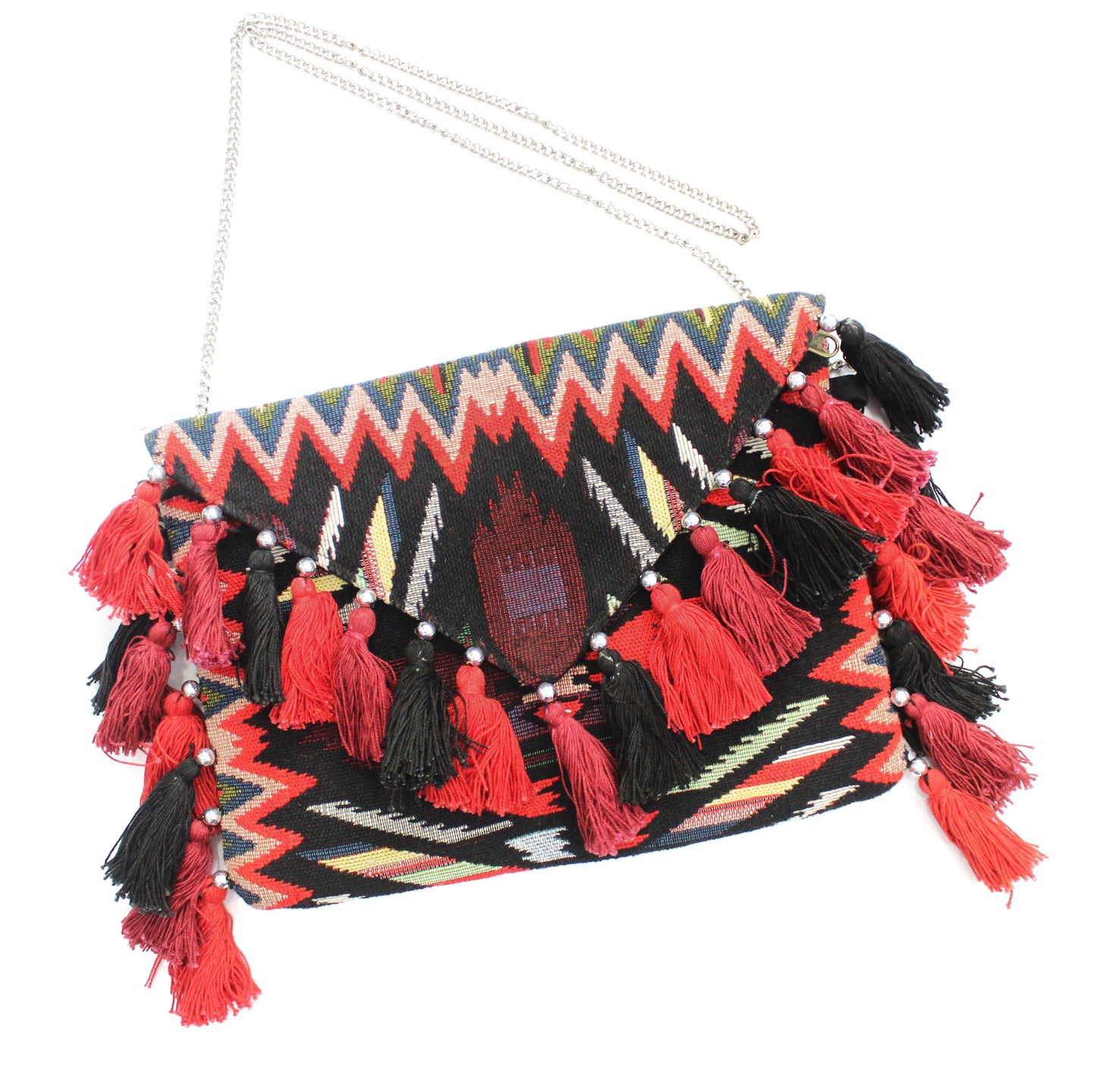 Scarlett Muticolor Bohemian Clutch Bag