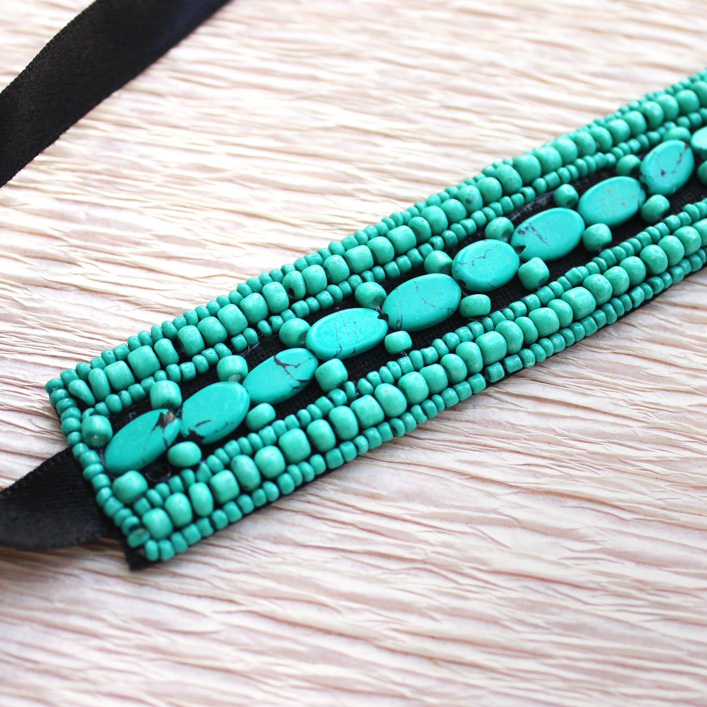 Turquoise Beaded Choker