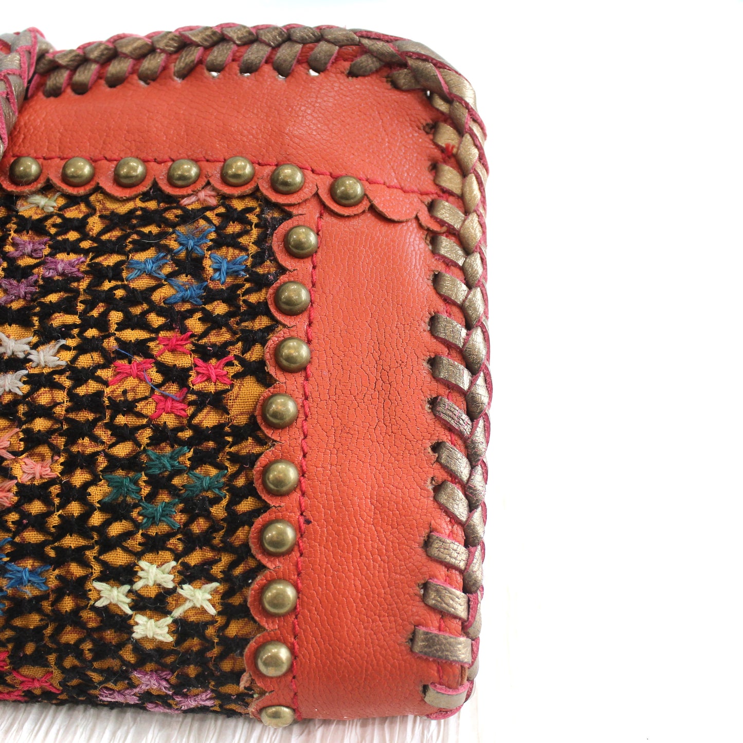 Premium Leather Banjara Wallet2 - Burnt Orange