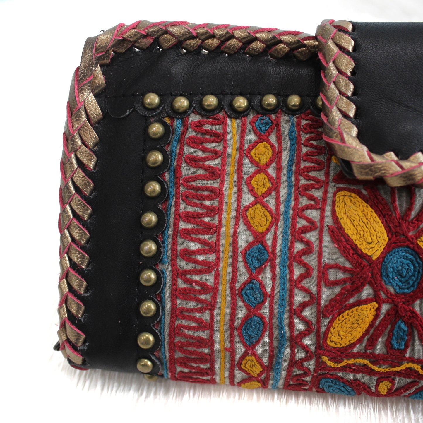 Premium Leather Banjara Wallet6 - Black