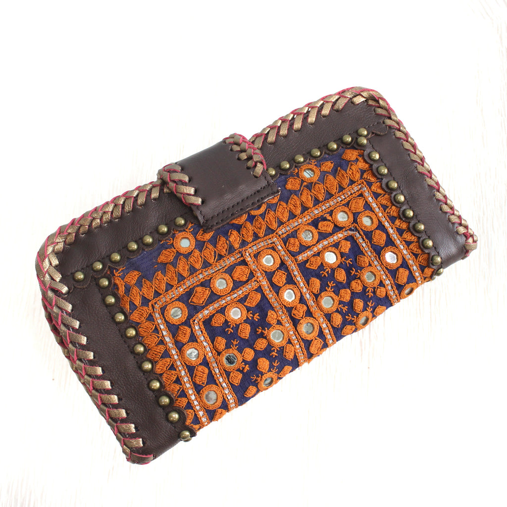 Premium Leather Banjara Wallet10 - Choclate Brown