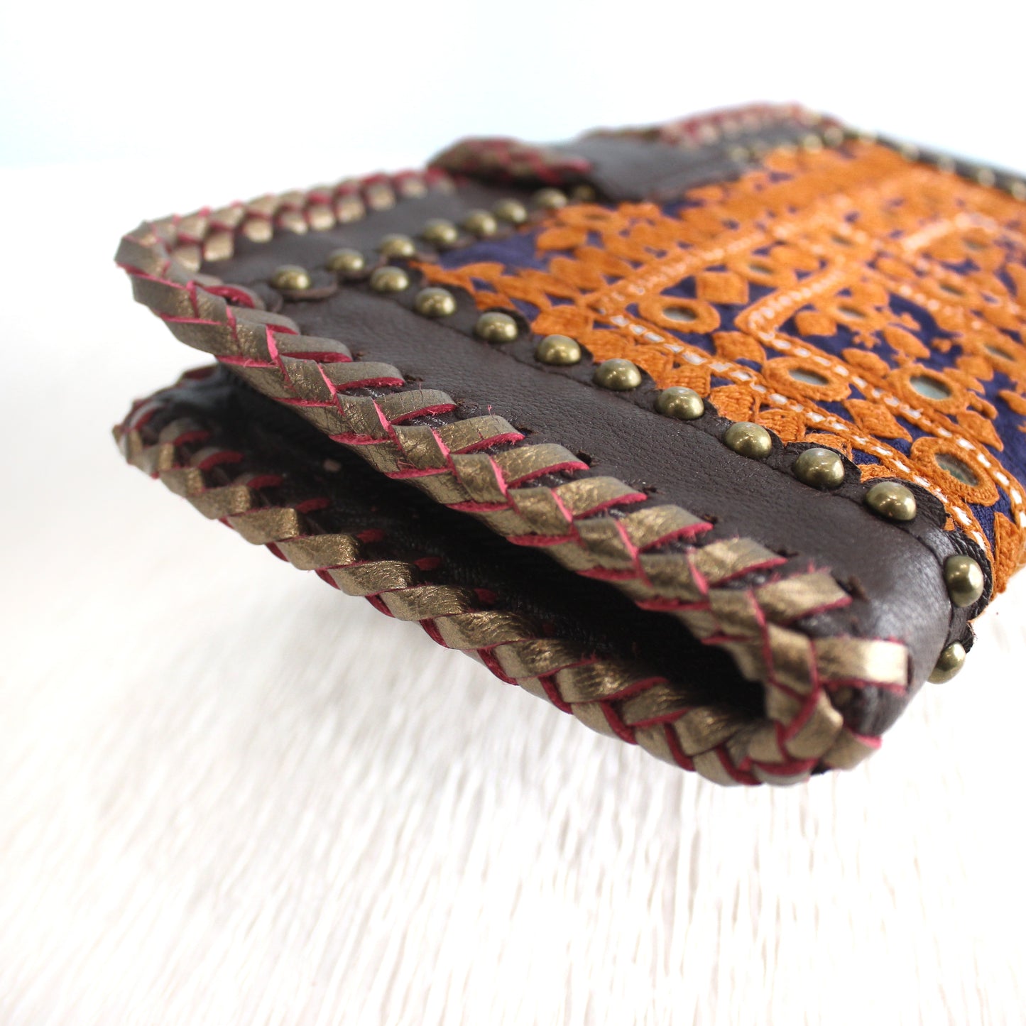 Premium Leather Banjara Wallet10 - Choclate Brown