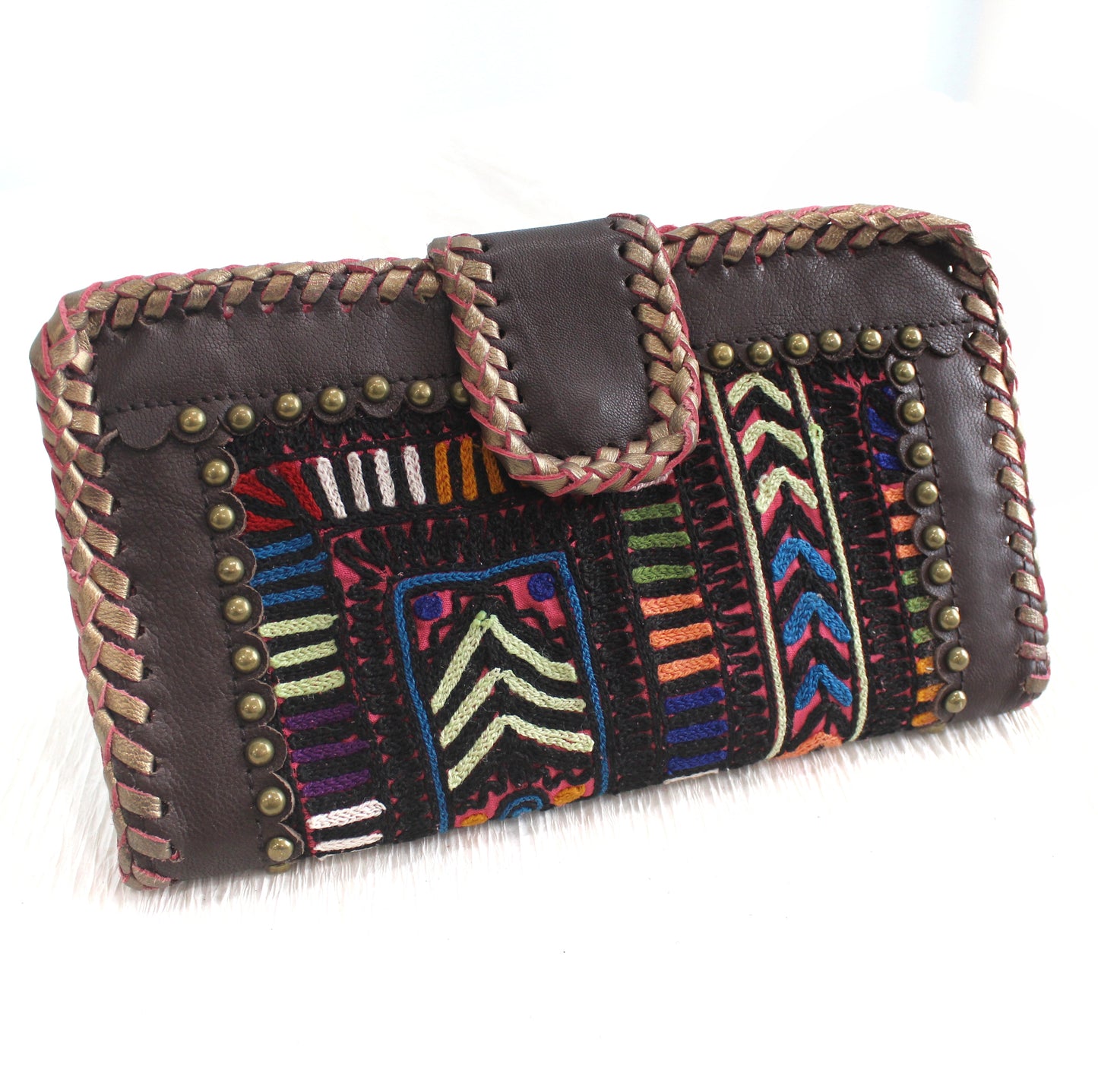 Premium Leather Banjara Wallet11 - Choclate Brown