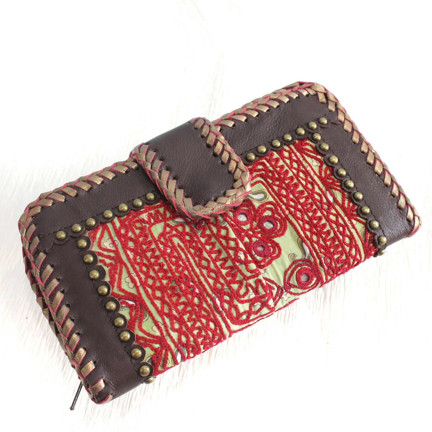 Premium Leather Banjara Wallet12 - Choclate Brown