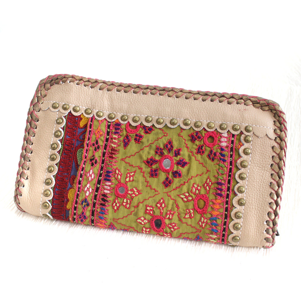 Premium Leather Banjara Wallet13 - Creamy