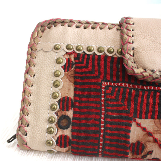 Premium Leather Banjara Wallet15 - Creamy