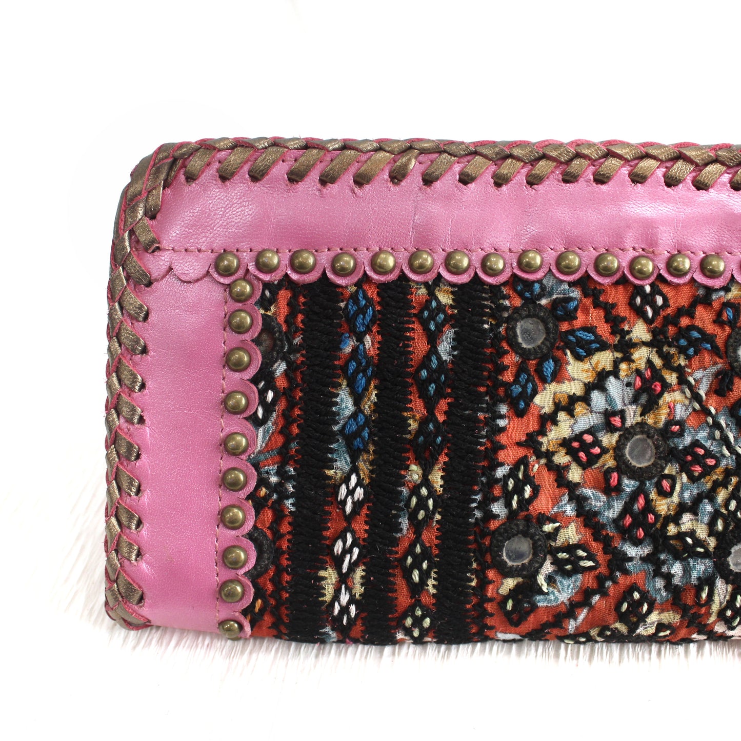 Premium Leather Banjara Wallet18 - Creamy