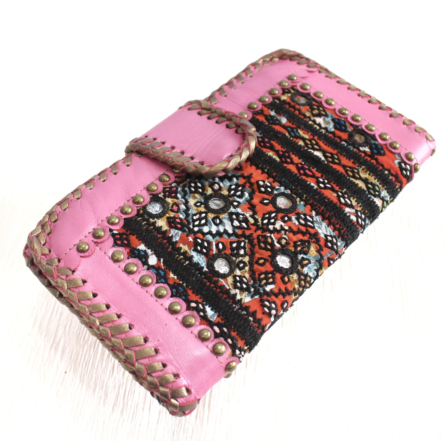 Premium Leather Banjara Wallet19 - Creamy