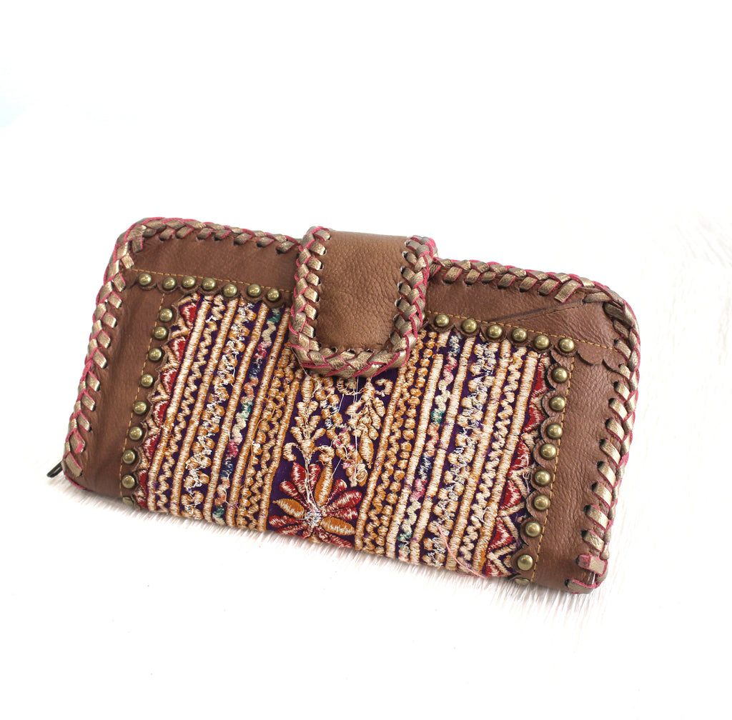 Premium Leather Banjara Wallet25 - Brown