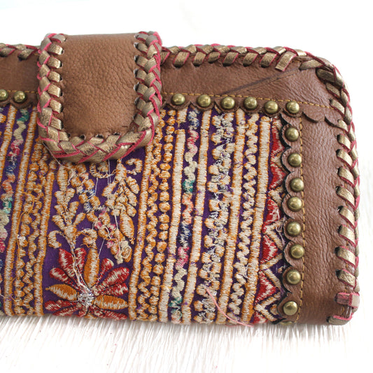 Premium Leather Banjara Wallet25 - Brown