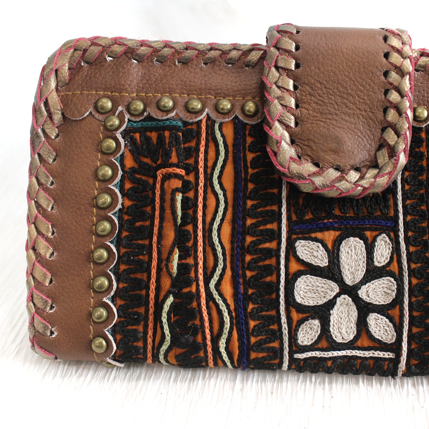 Premium Leather Banjara Wallet26 - Brown