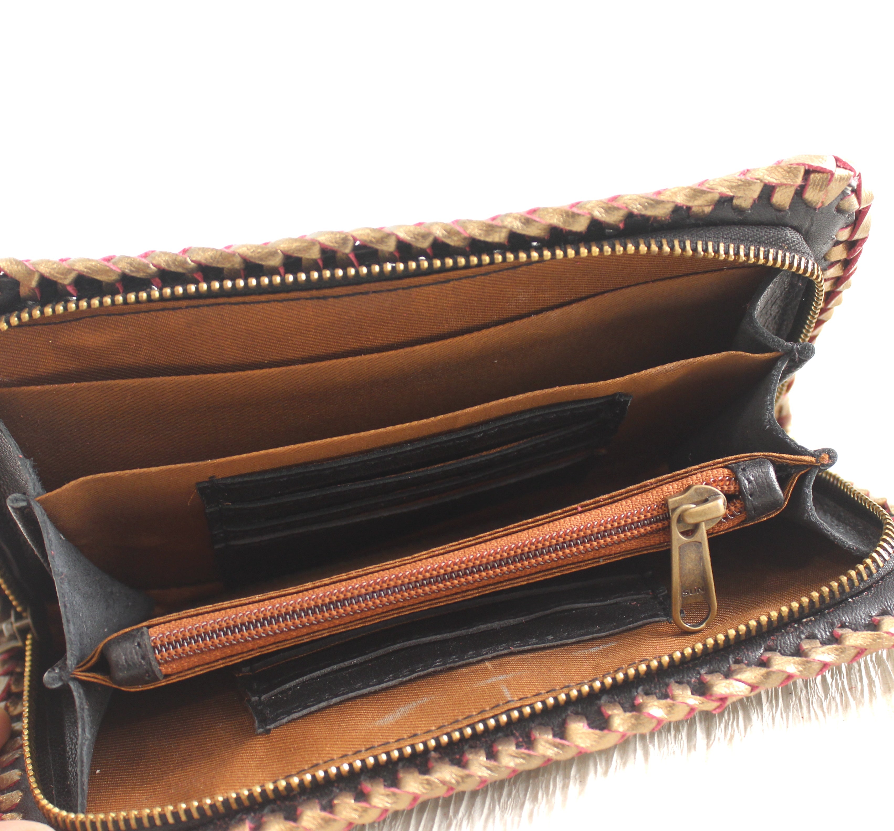 Premium Leather Banjara Wallet6 - Black