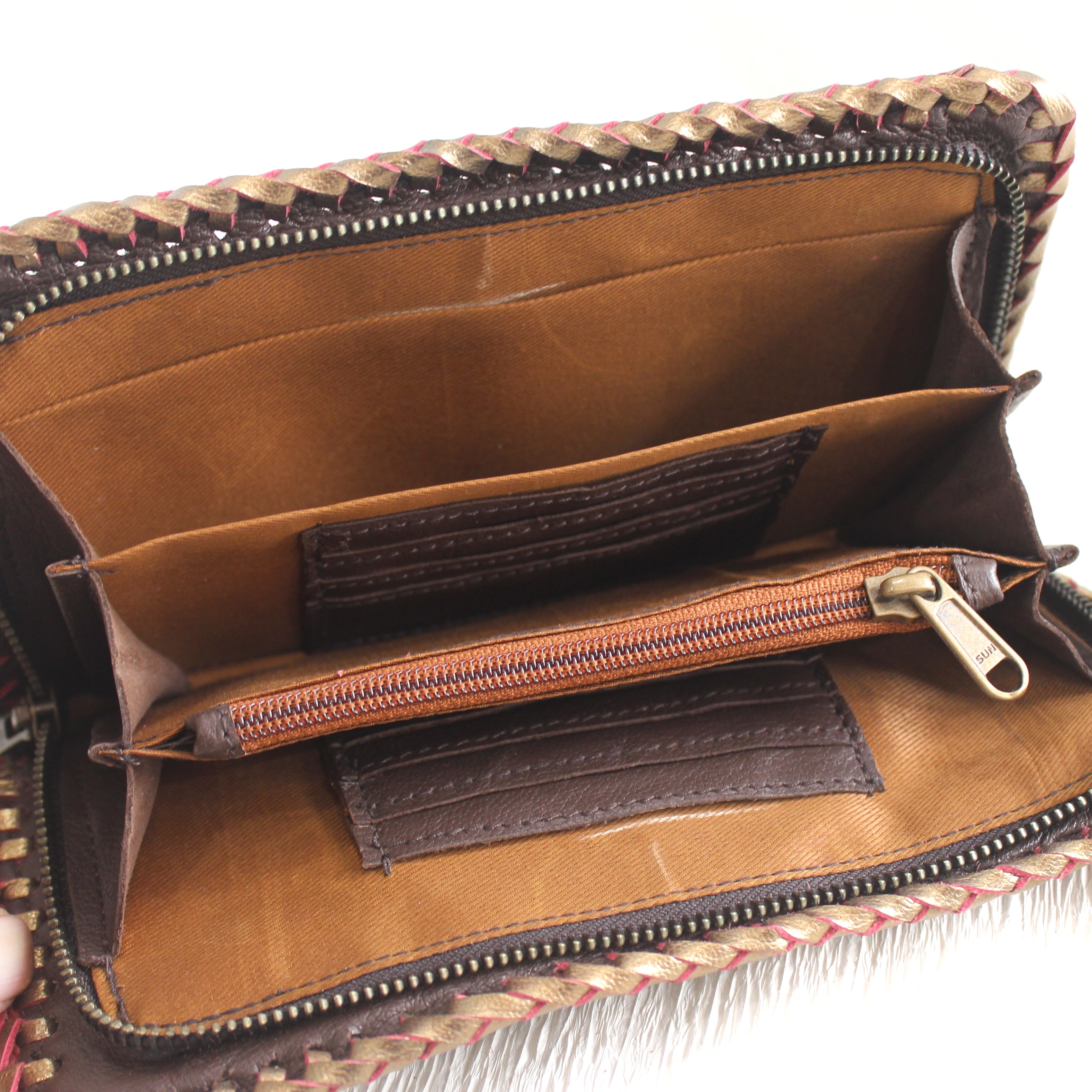 Premium Leather Banjara Wallet23 - Brown