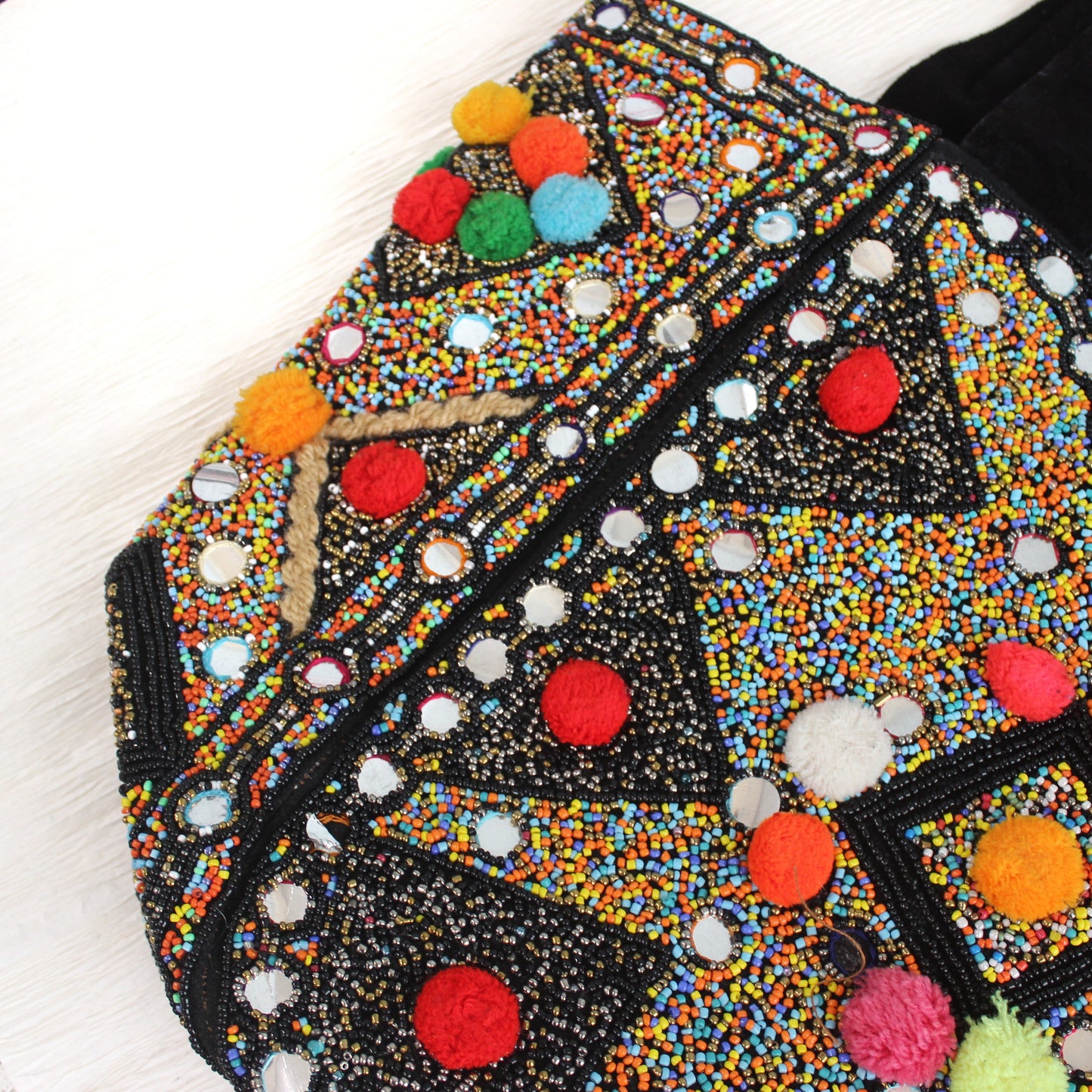 Tote Banjara9 - Beaded all over