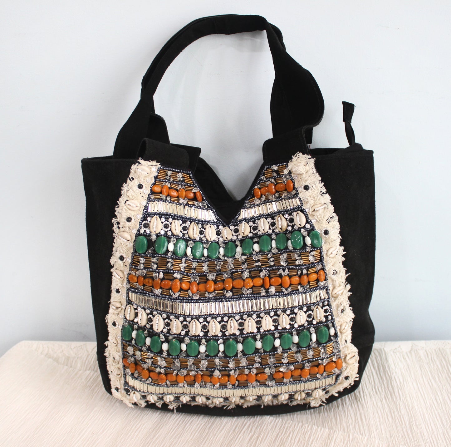 Tote Banjara4 - Suede Leather