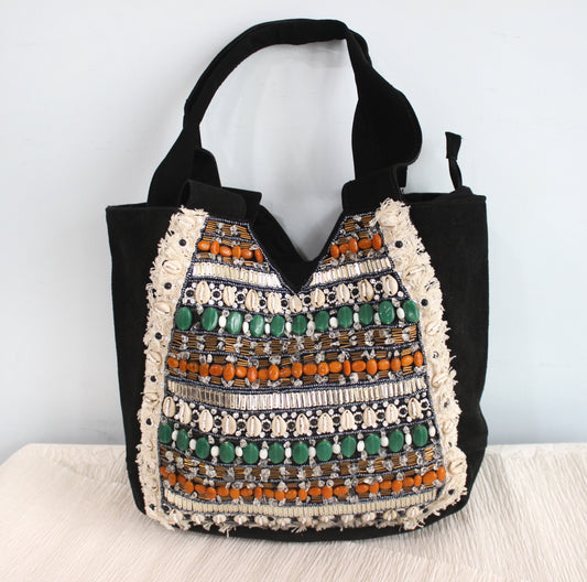 Tote Banjara4 - Suede Leather