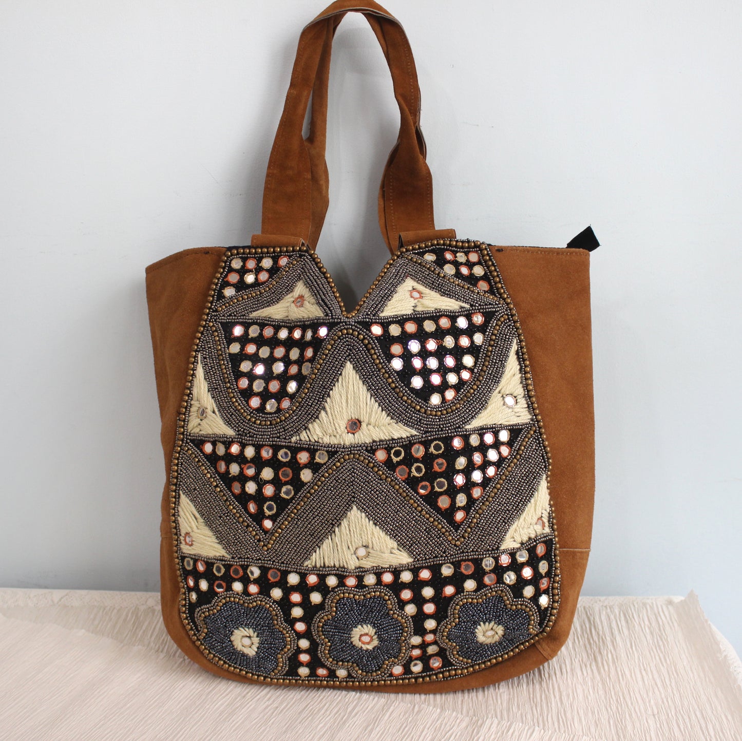 Tote Banjara5 - Suede Leather
