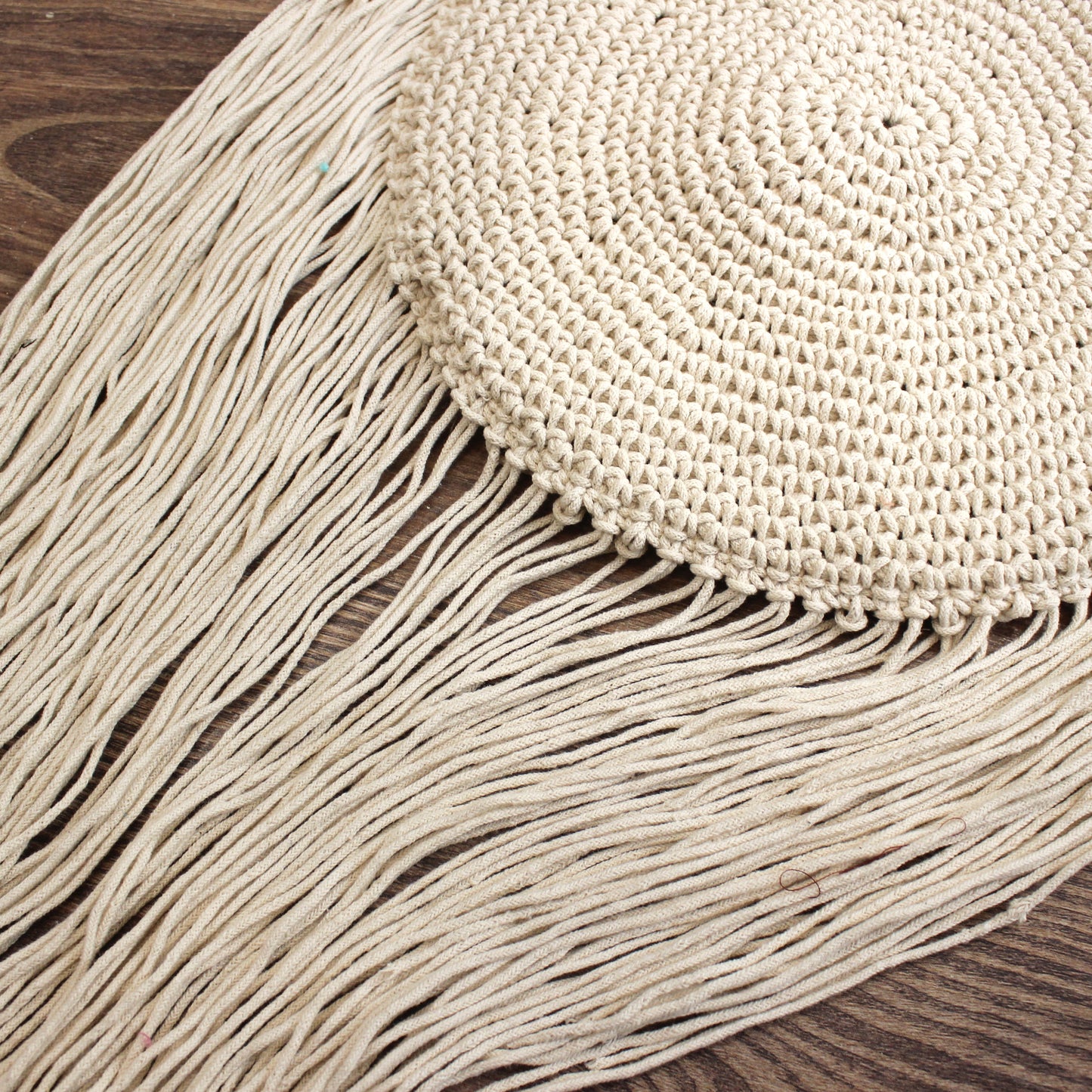 Macrame Off-White Round Sling