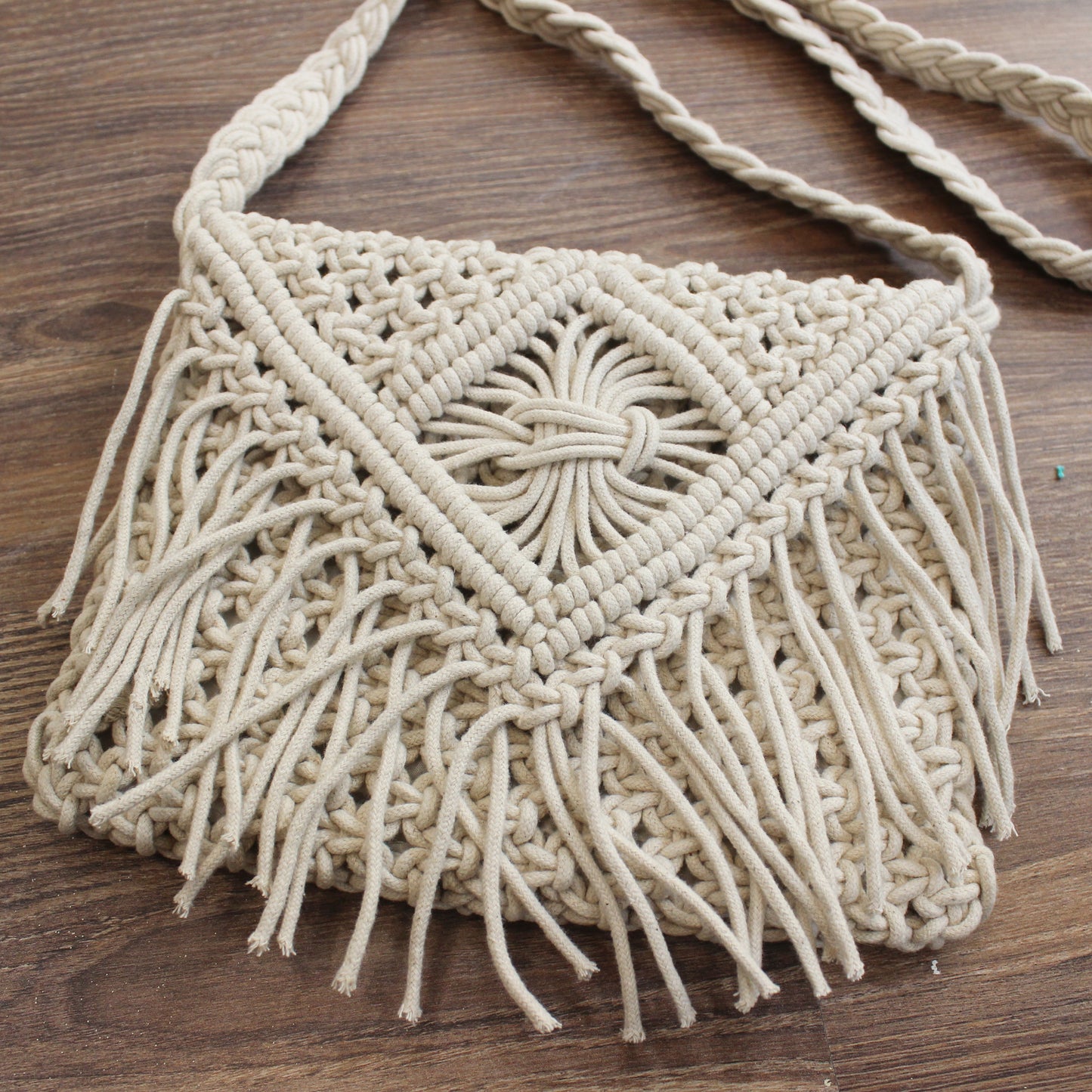 Macrame Off-White Sling - Small