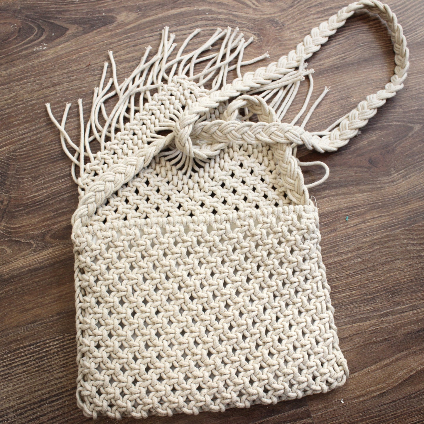 Macrame Off-White Sling - Small