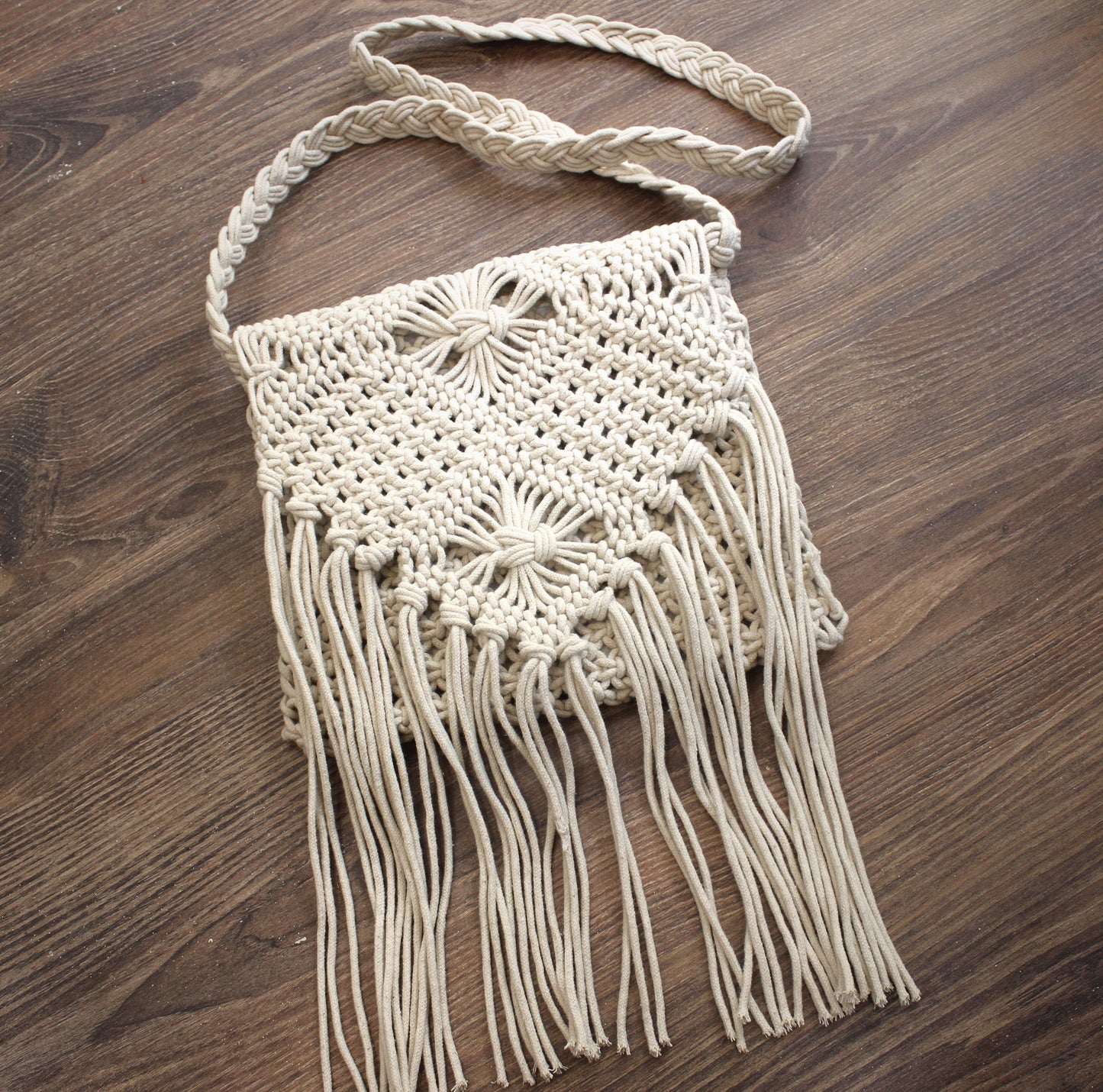 Macrame Off-White Sling - Medium