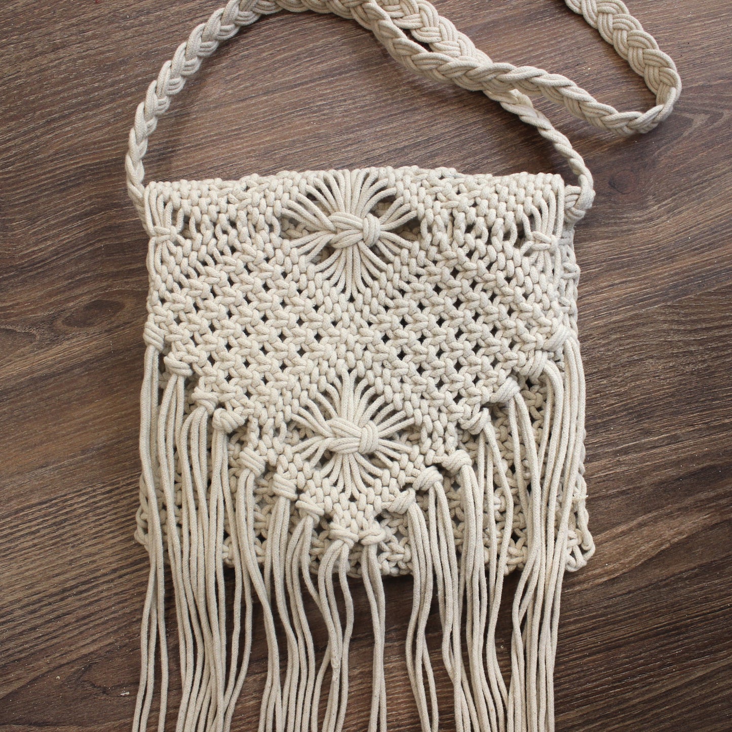 Macrame Off-White Sling - Medium