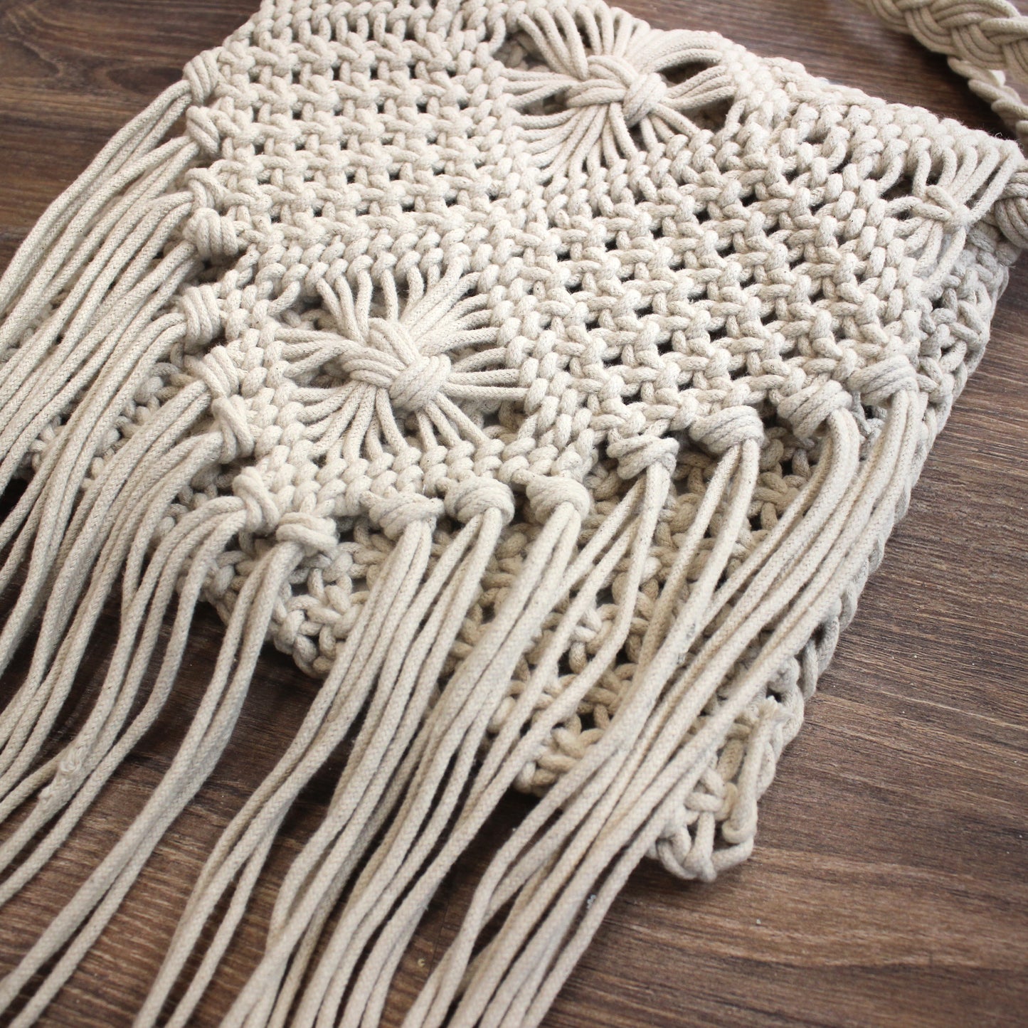 Macrame Off-White Sling - Medium
