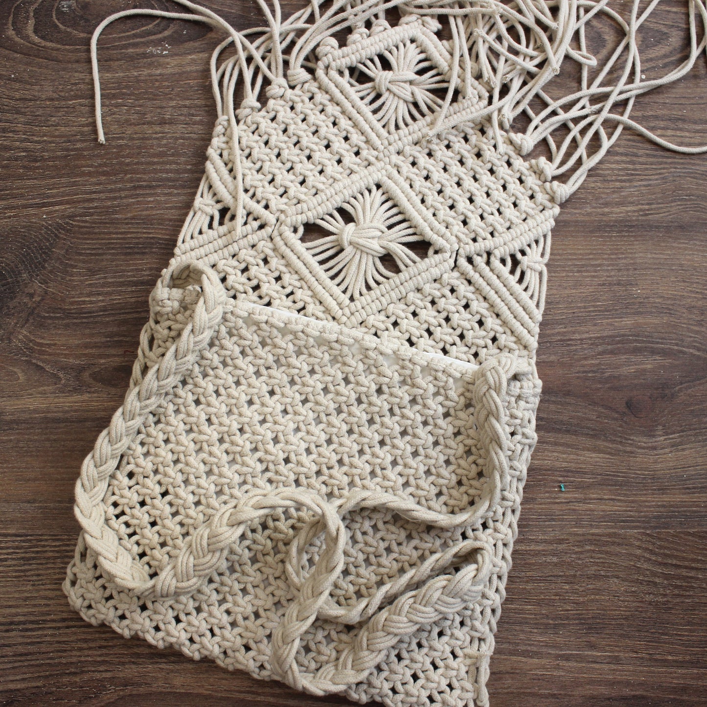Macrame Off-White Sling - Medium