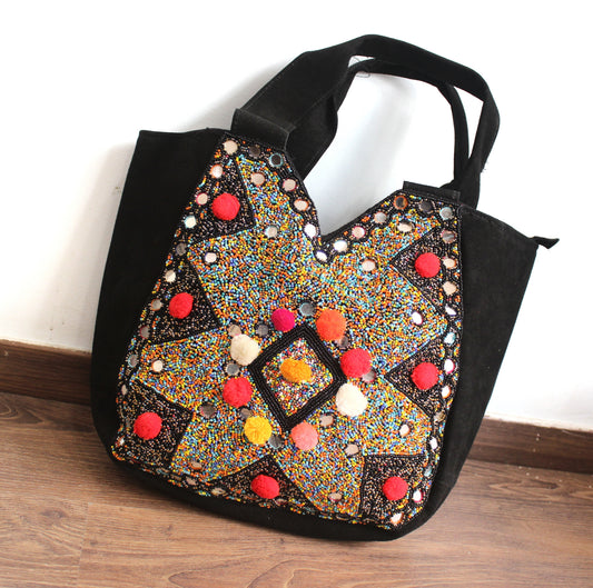 Tote Banjara9 - Suede Leather