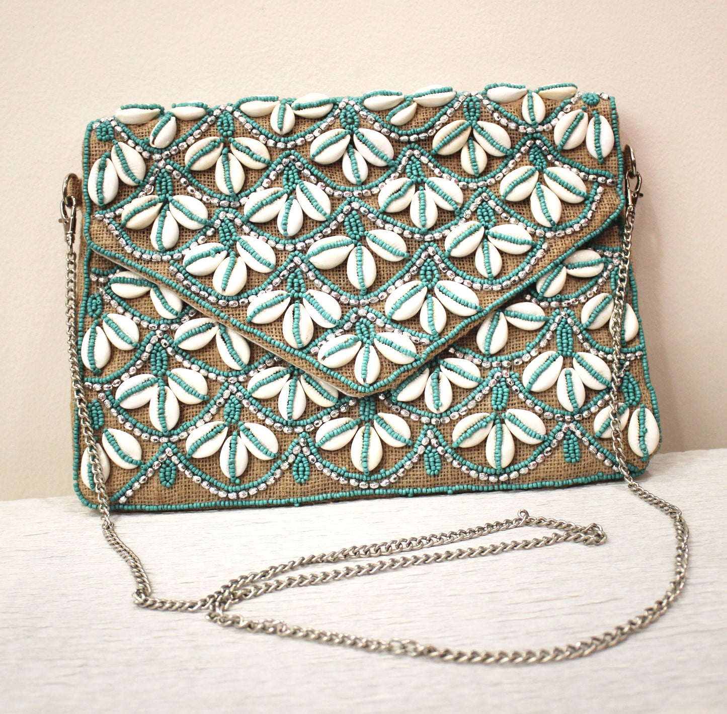 Cowrie Crown Turquoise