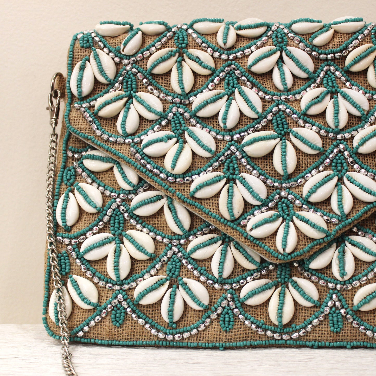 Cowrie Crown Turquoise