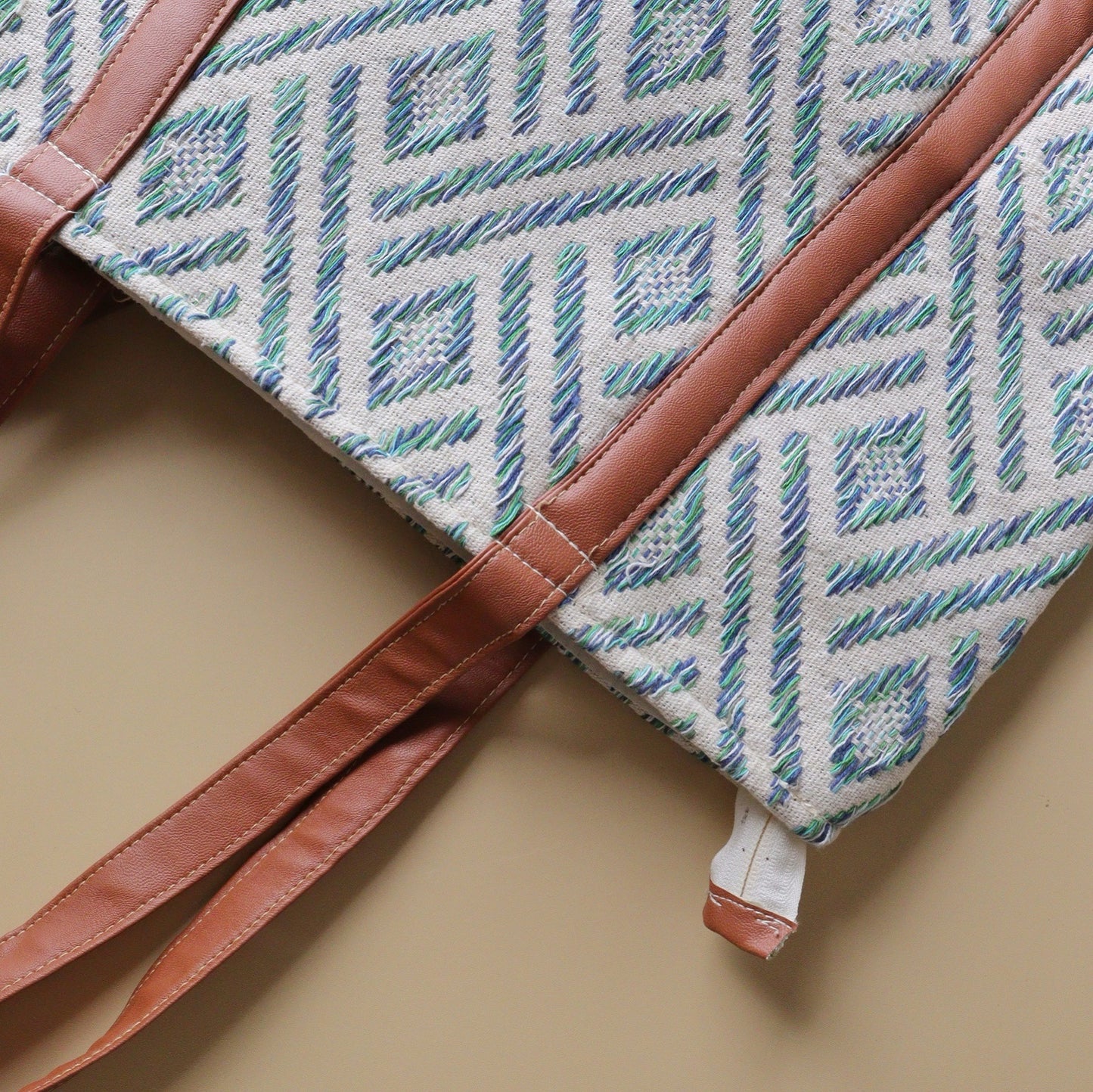 Bonita Jacquard Azul