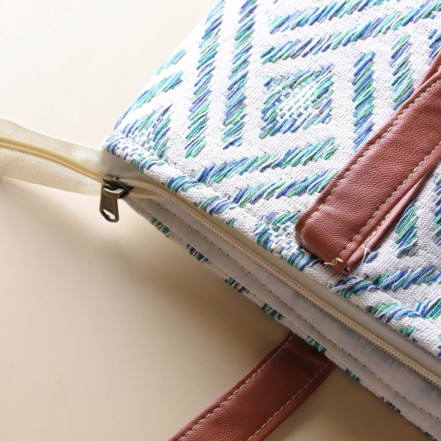 Bonita Jacquard Azul