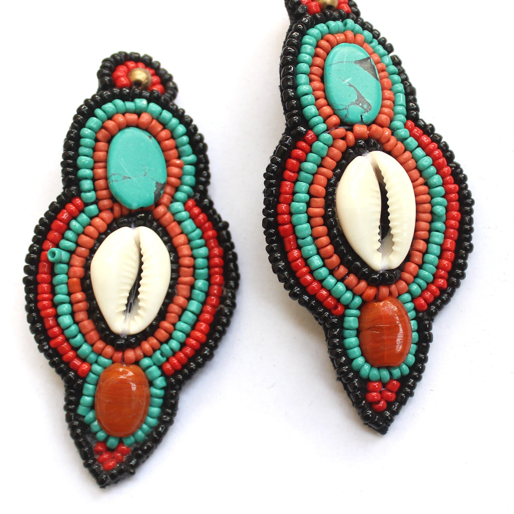 Bohemian Beaded Earring11