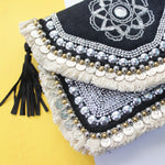 Atlantic Embroidered Coin Clutch