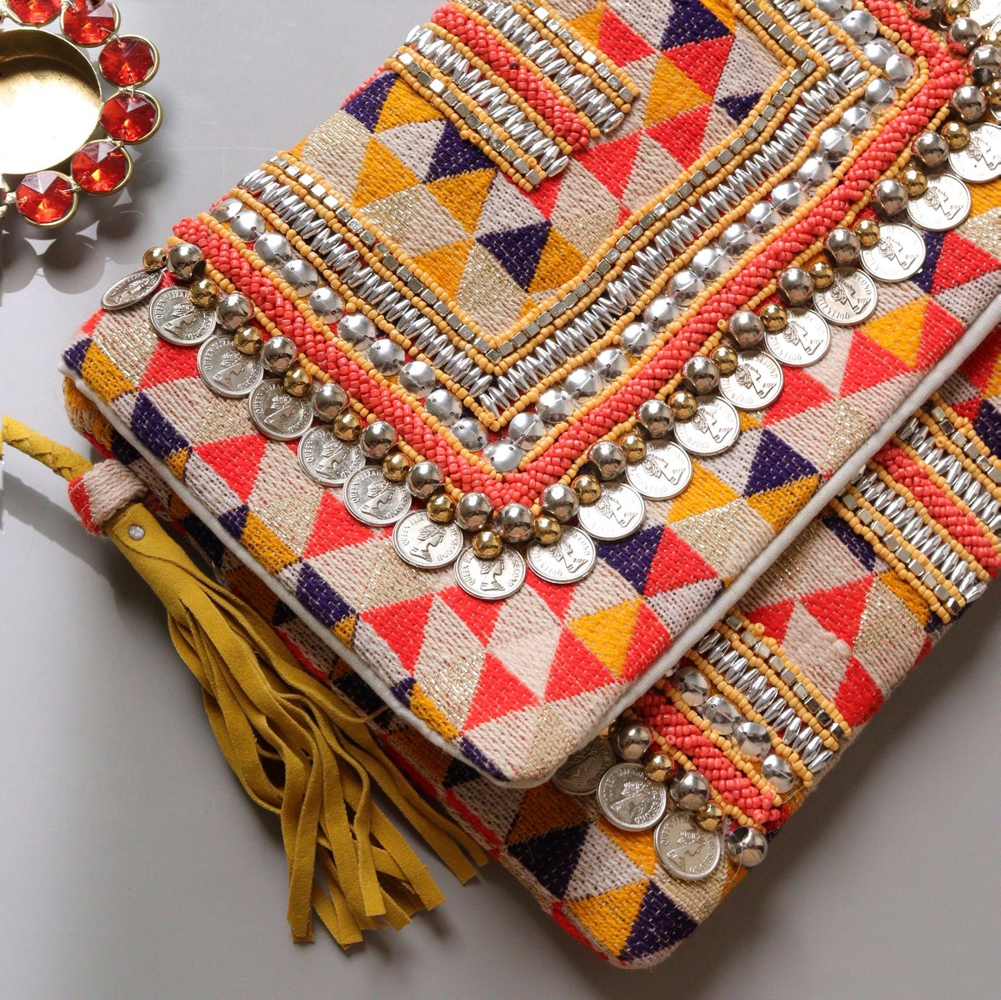 Bogota ZicZac Yellow & Red