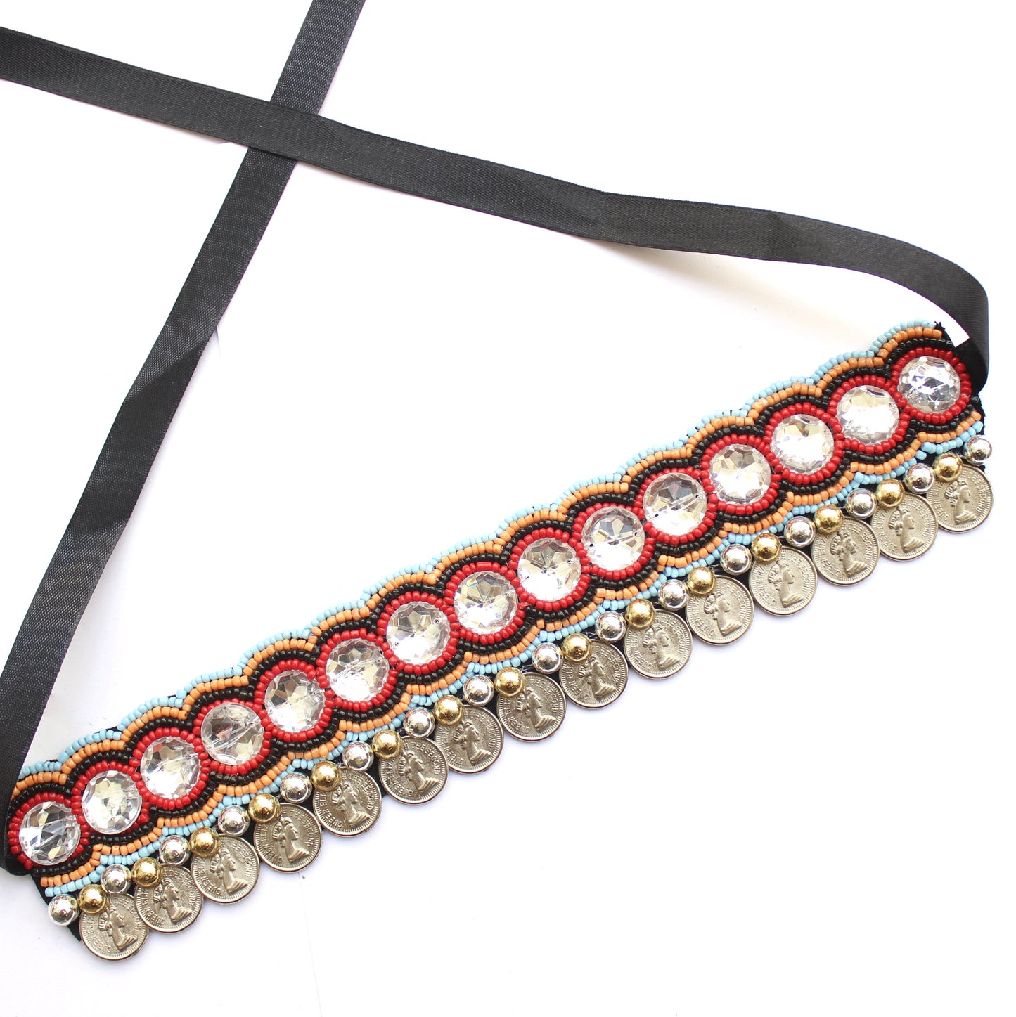 Fake Mirror Coin Choker