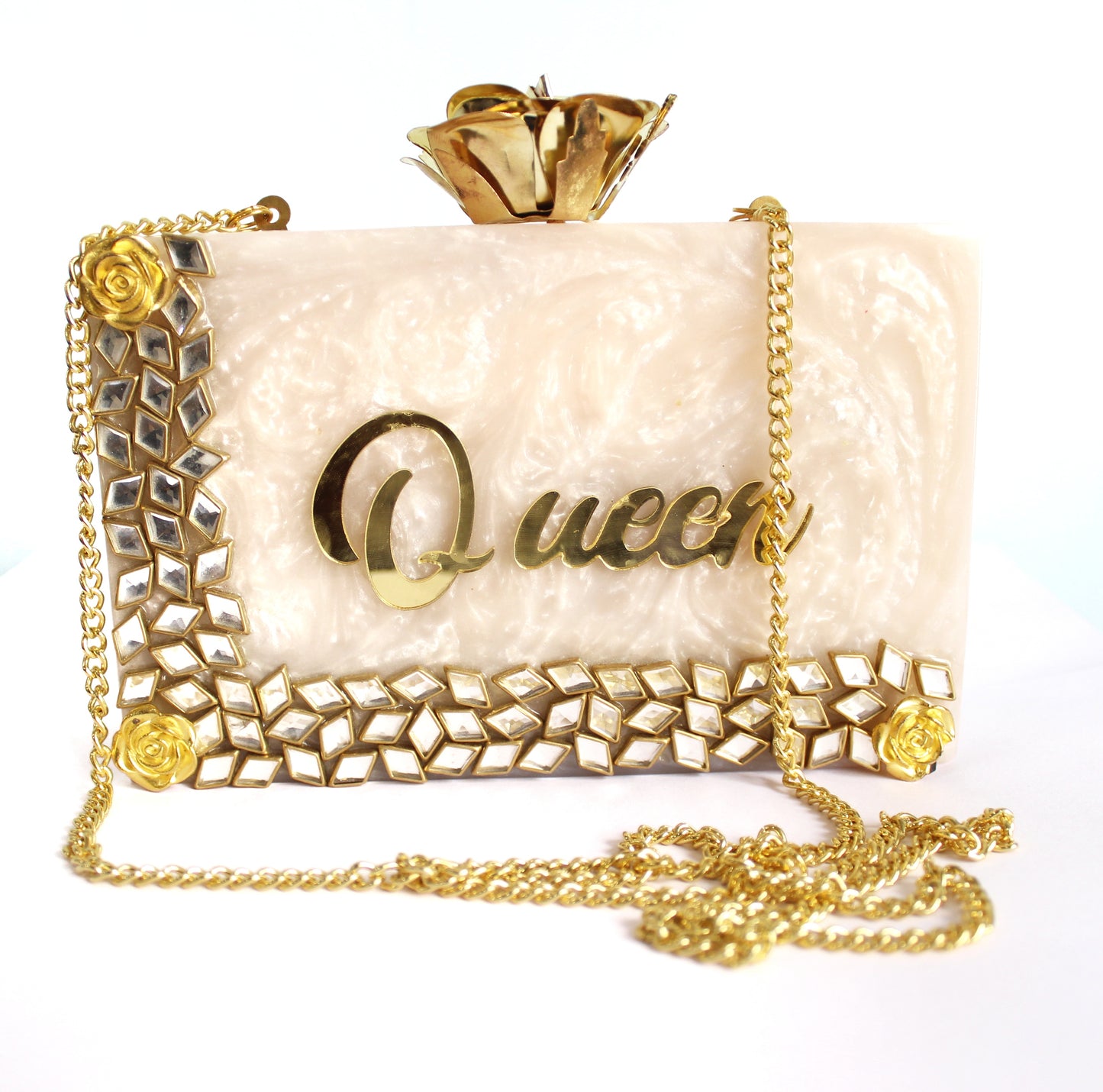 I am Queen Resin Clutch