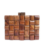 Moody Wooden Clutch