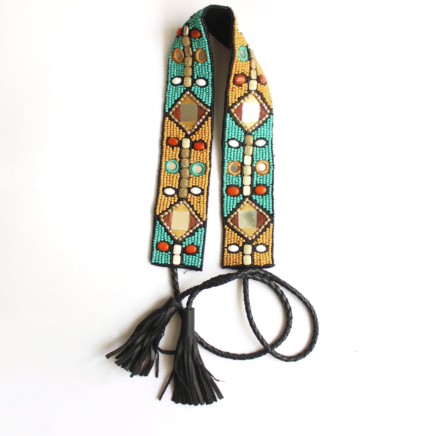 Bohemian Mirrored Waist Belt