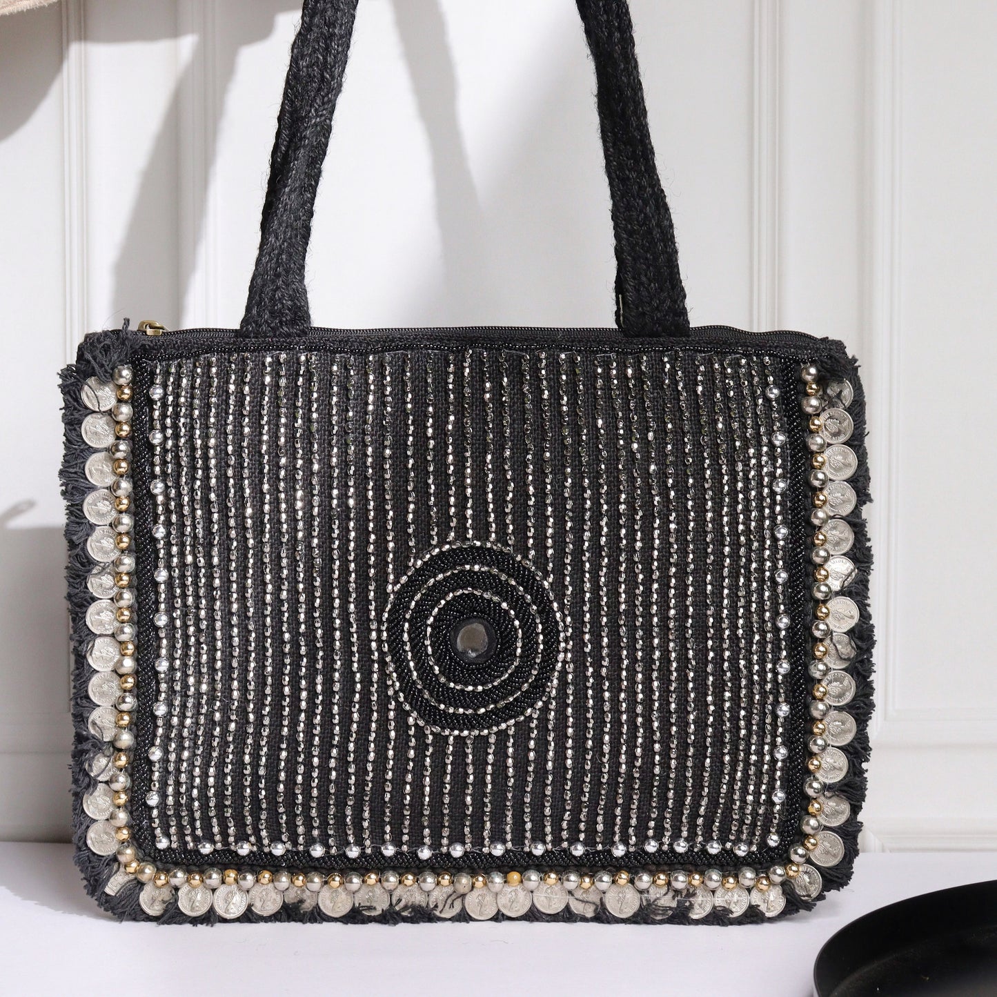 Bonita Black Jute Coin