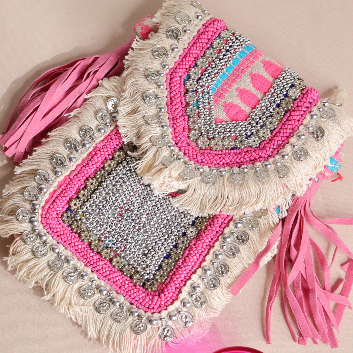 Sandra Pink Mobile Sling Bag
