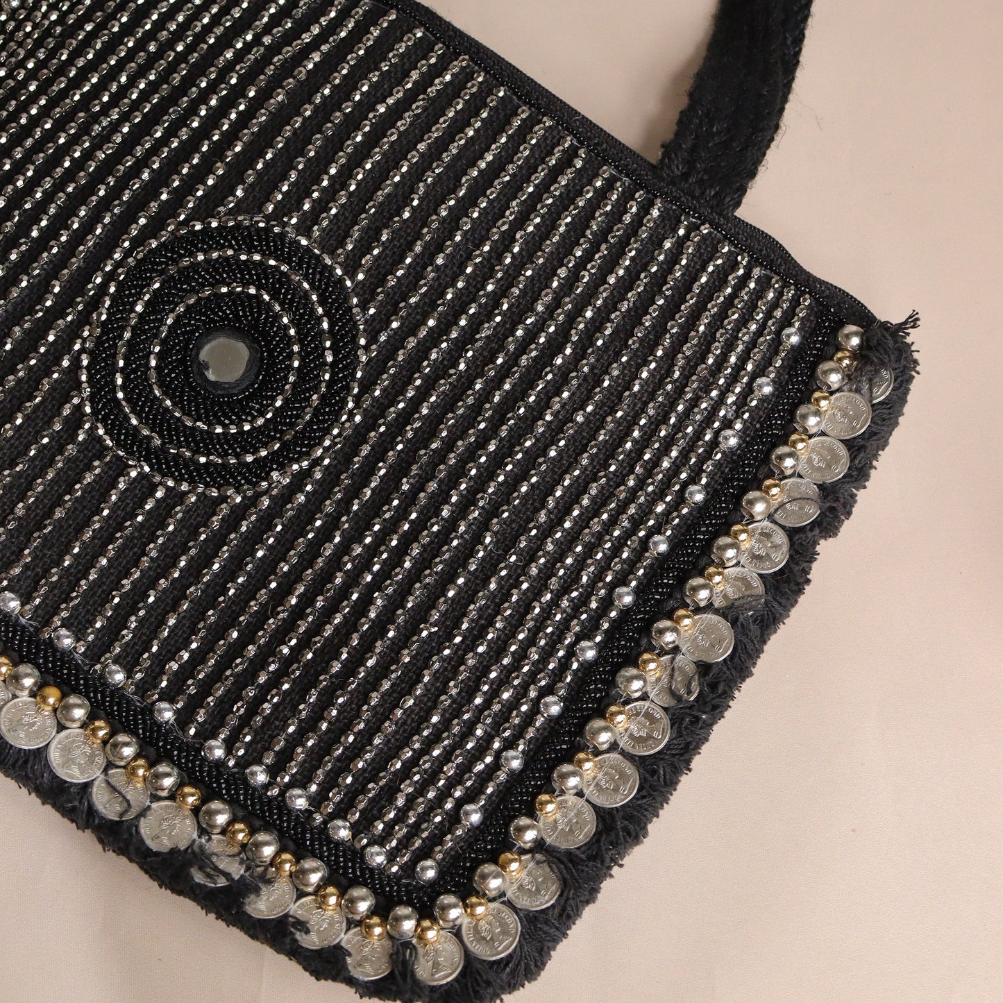 Bonita Black Jute Coin